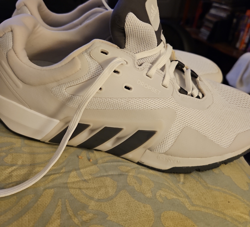 Adidas Men's White Dropset Trainers